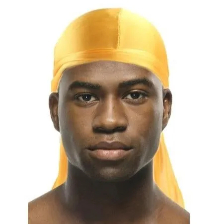 "WAVES" Durag Orange en Satin - URB1™