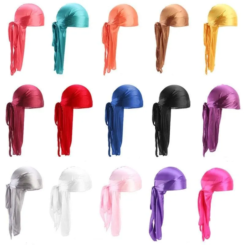 "WAVES" Durag Orange en Satin - URB1™