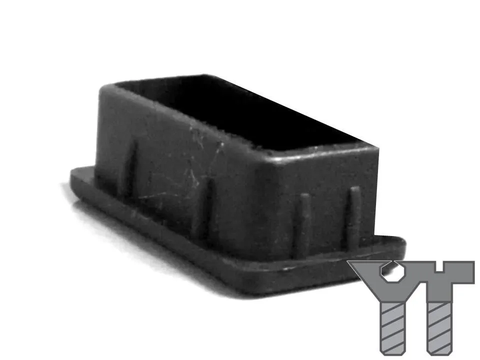 RECTANGLE PLASTIC BUSH (BLACK)