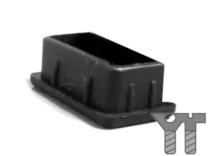 RECTANGLE PLASTIC BUSH (BLACK)