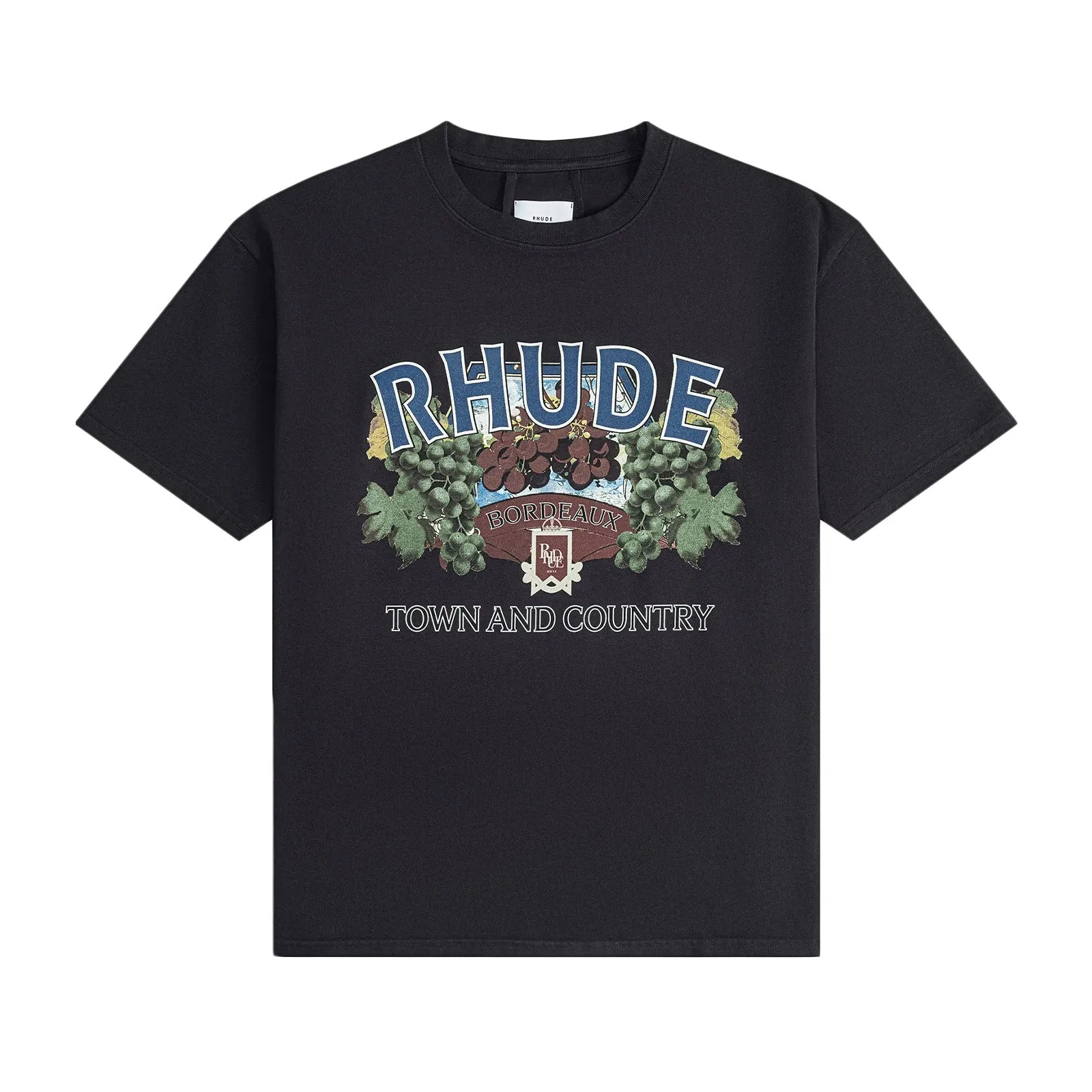 Rhude Town And Country T-Shirt 'Vintage Black'