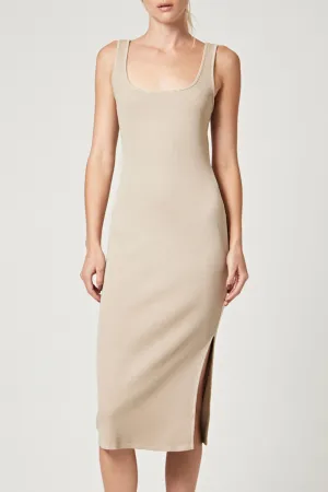 Ribbed Midi Tank Dress