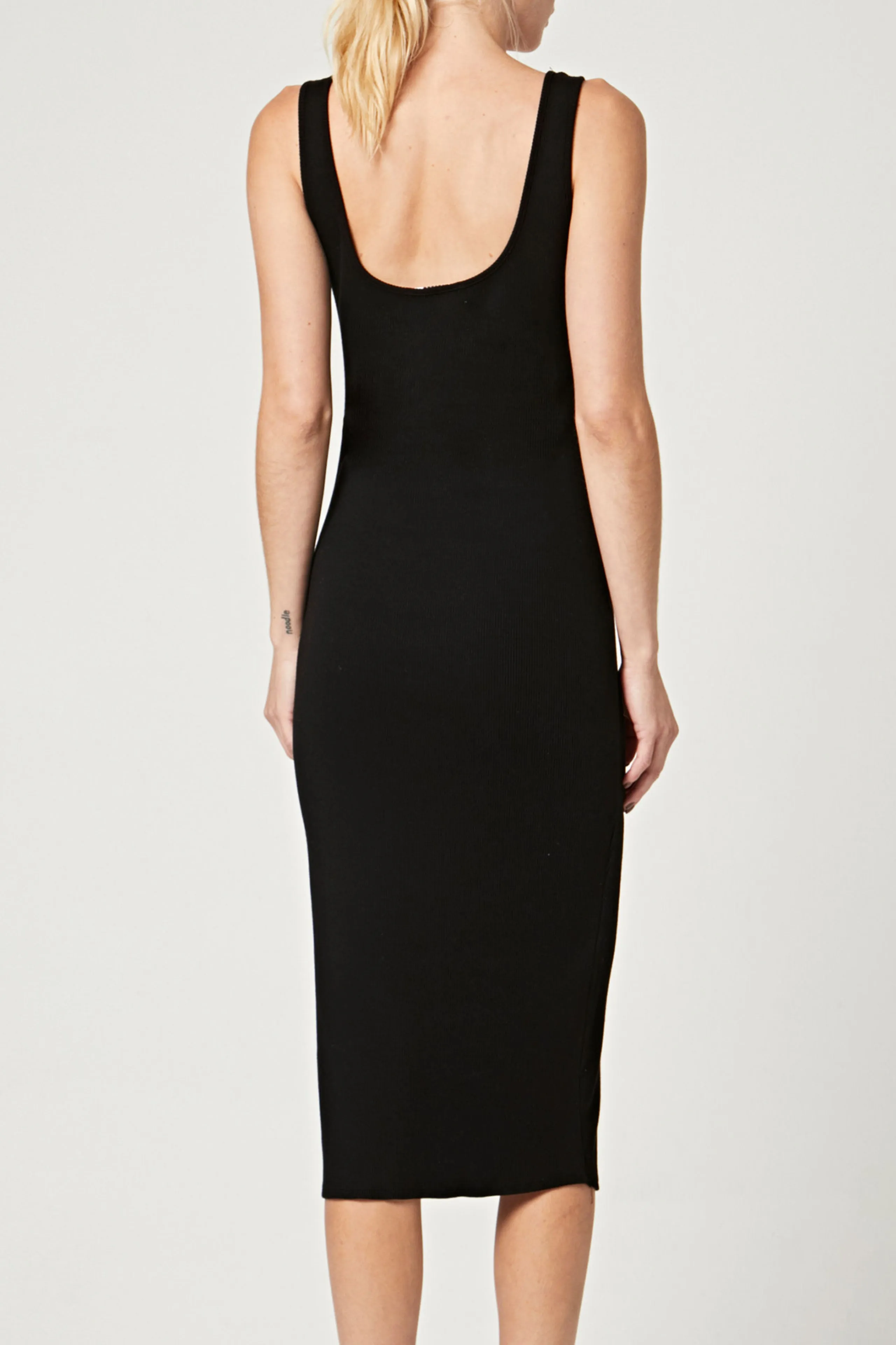Ribbed Midi Tank Dress