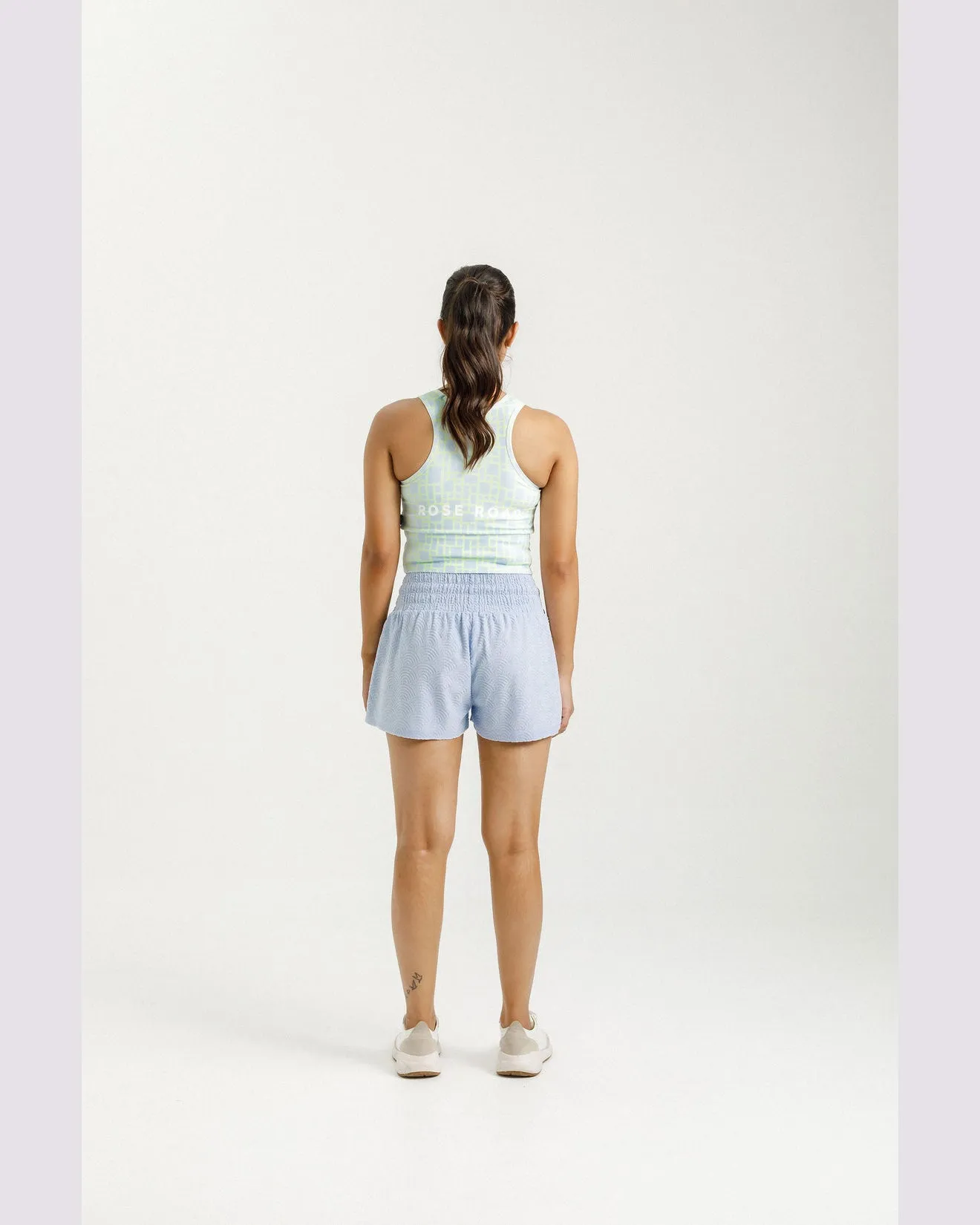 Rose Road Blake Shorts - Sapphire Sky