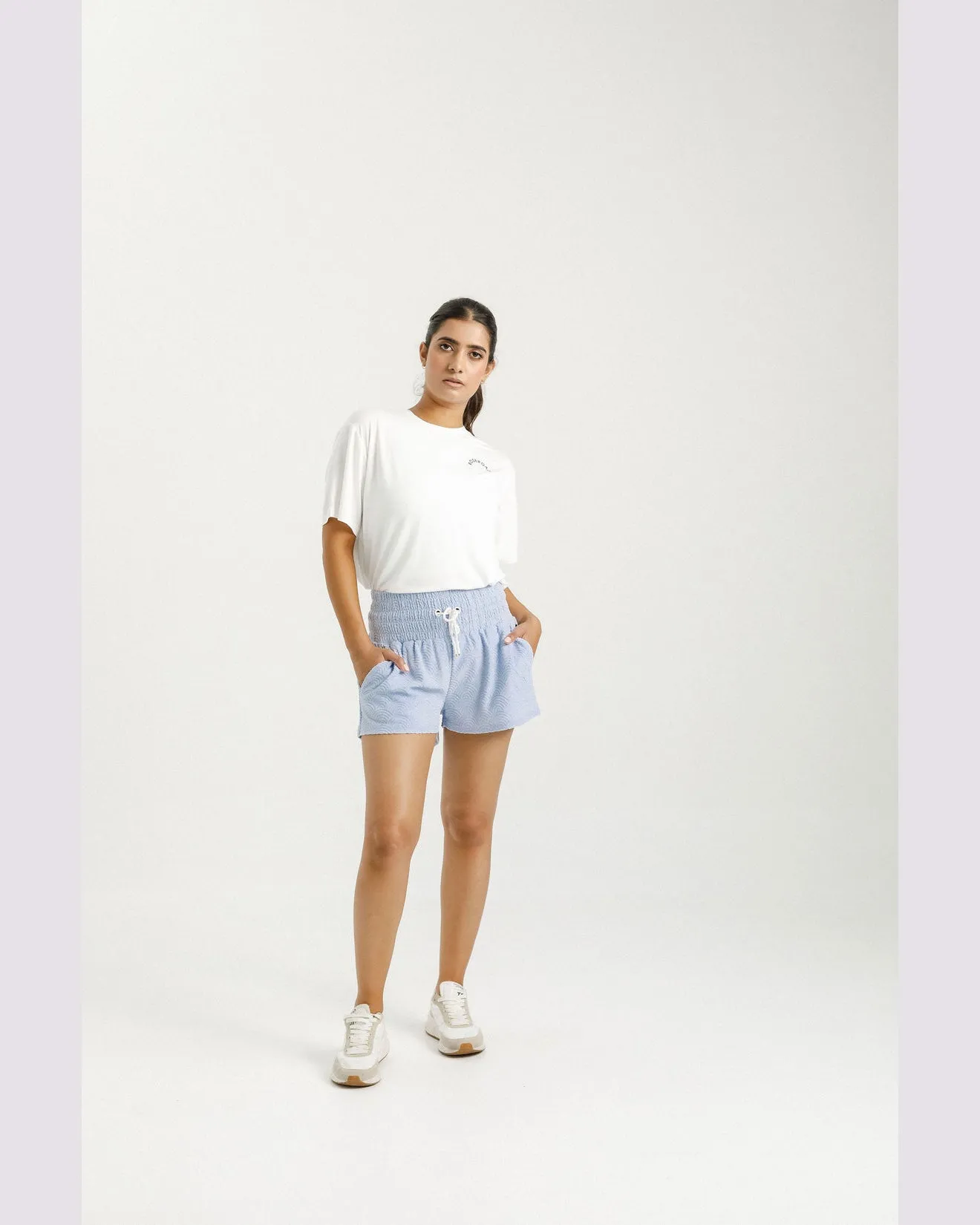 Rose Road Blake Shorts - Sapphire Sky