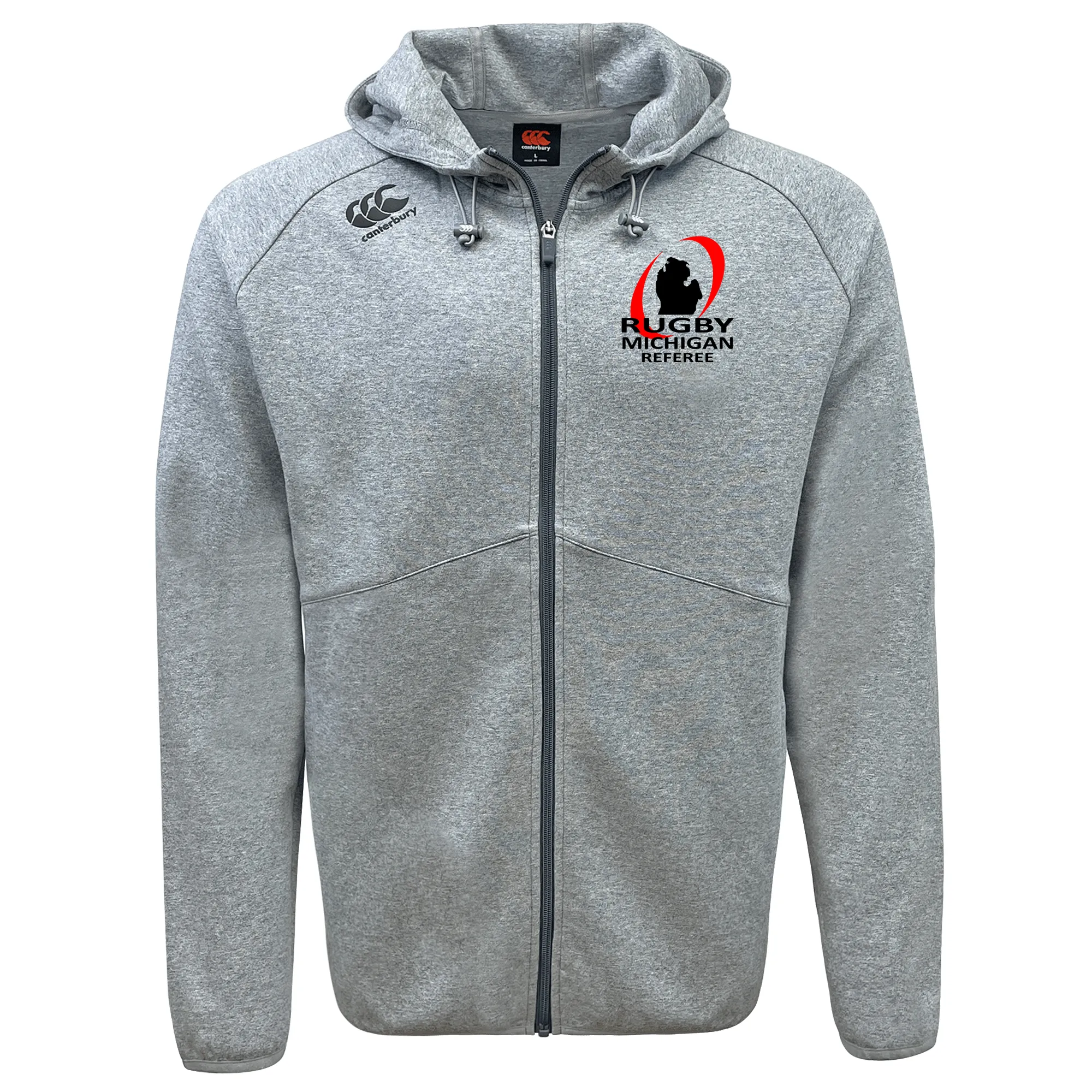 Rugby Michigan Referee Society Tempo Vapodri Full-Zip Hoodie by Canterbury