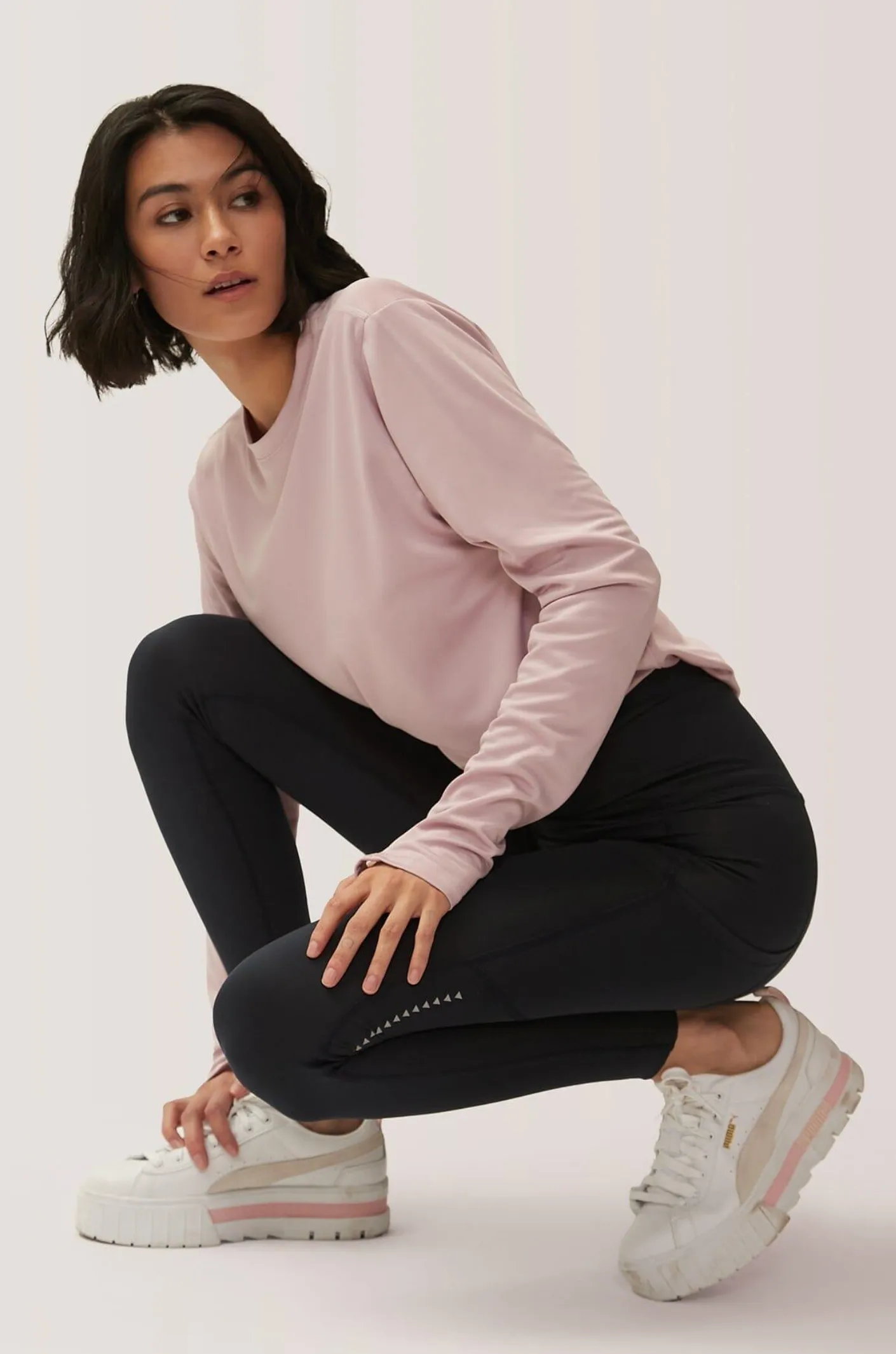 Running Compressive Pockets Legging Rose Buddha