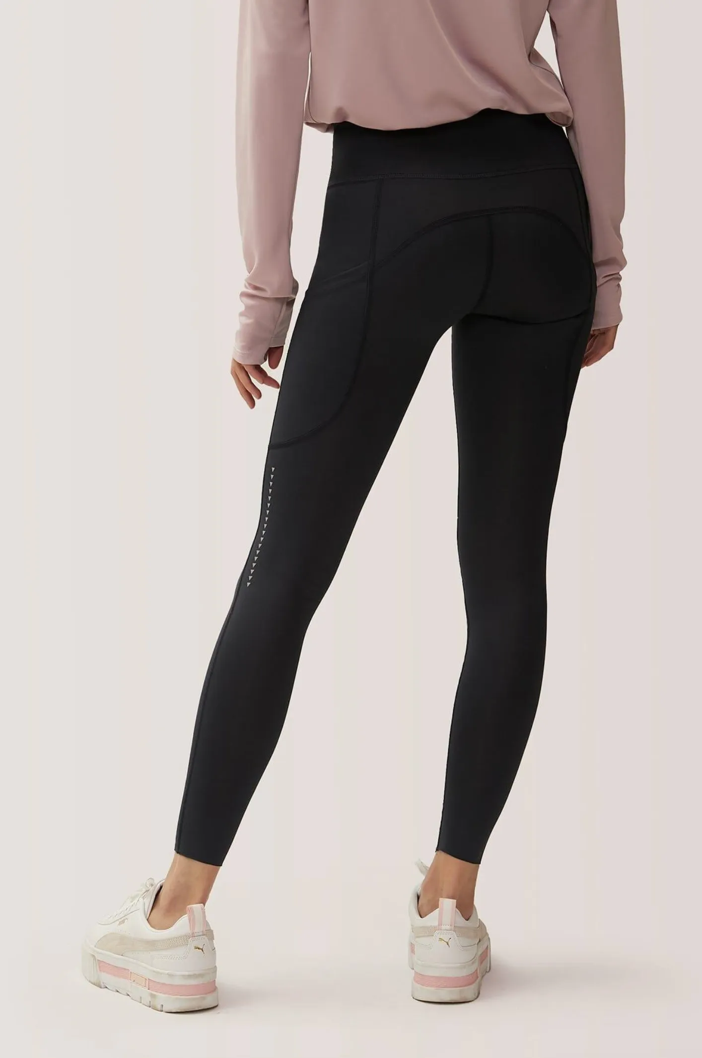 Running Compressive Pockets Legging Rose Buddha