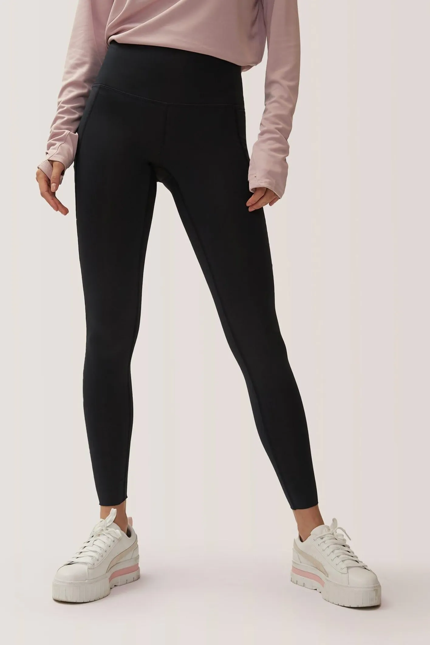 Running Compressive Pockets Legging Rose Buddha