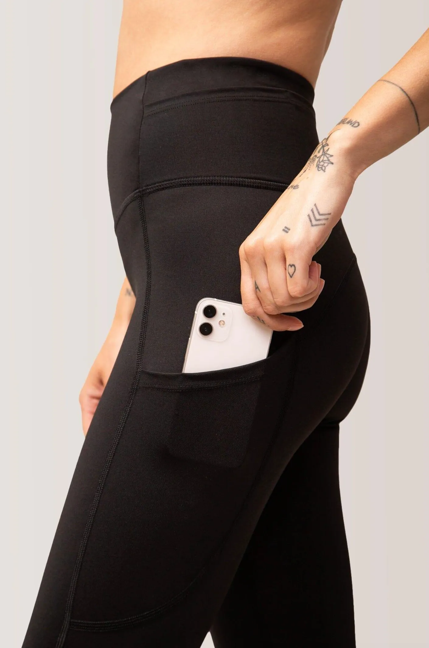 Running Compressive Pockets Legging Rose Buddha