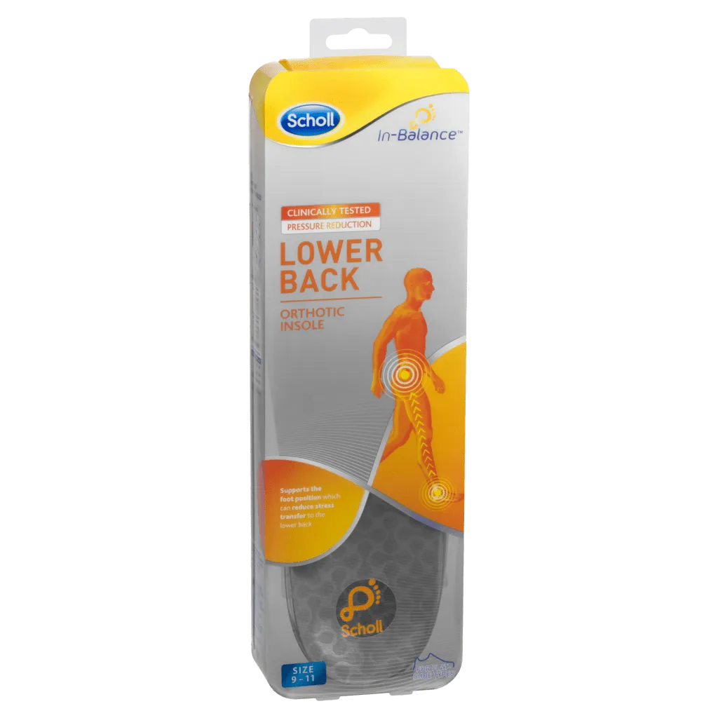 Scholl In-Bal. Insole Lower Back s