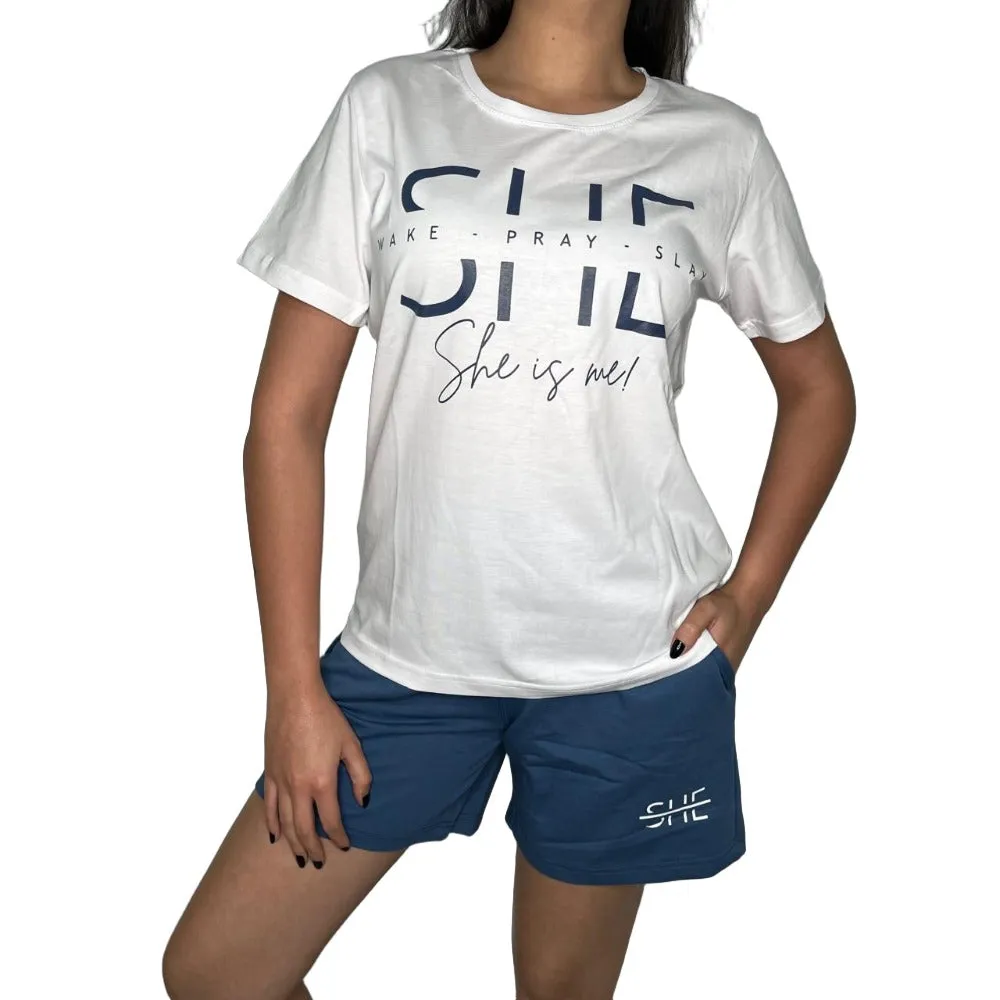 She shorts set