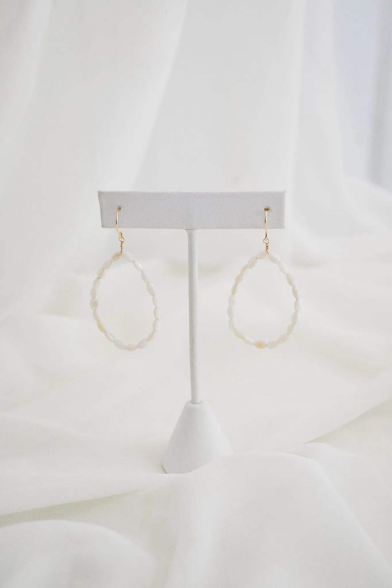 Shell Hoop Earrings