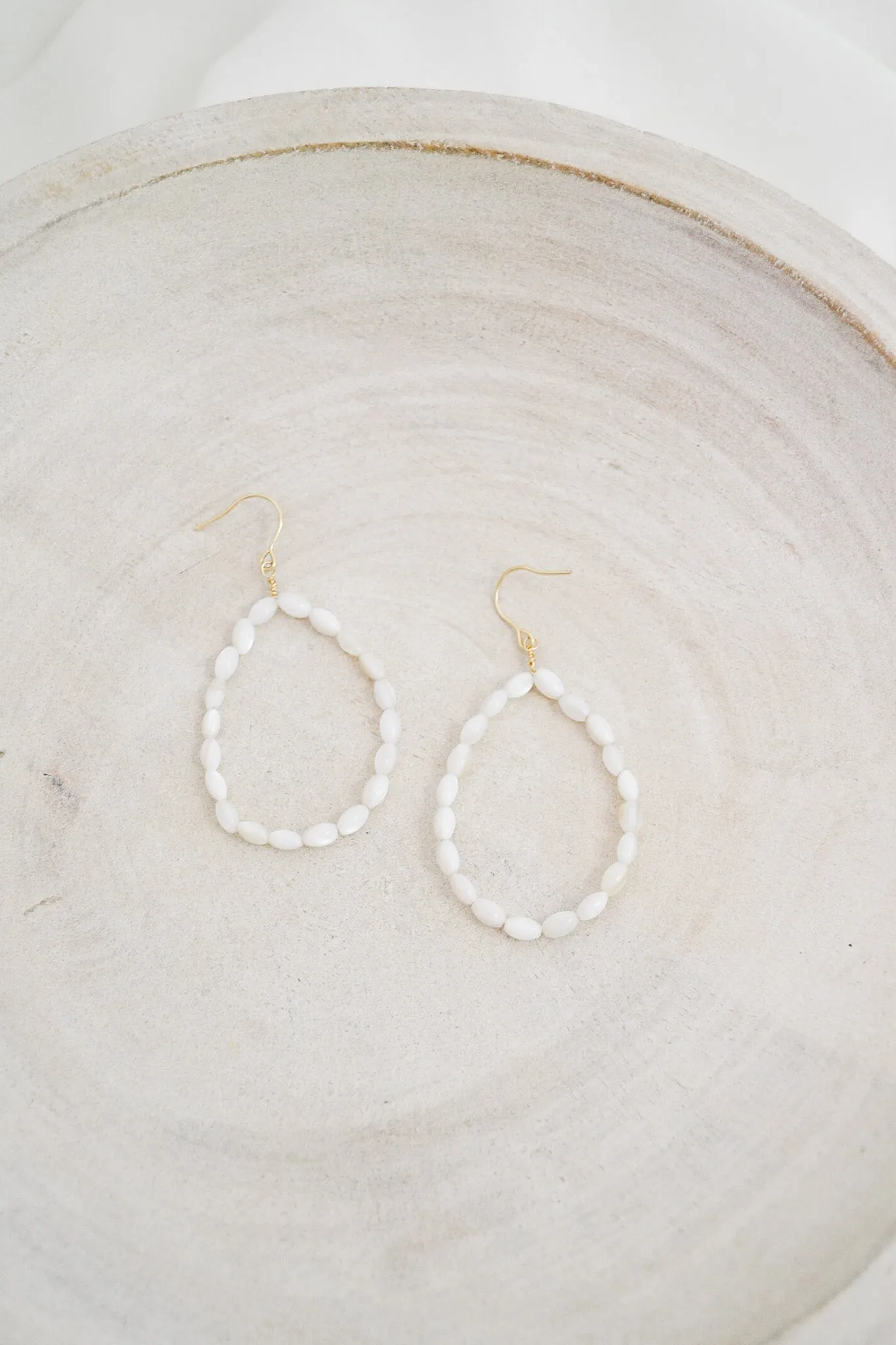 Shell Hoop Earrings