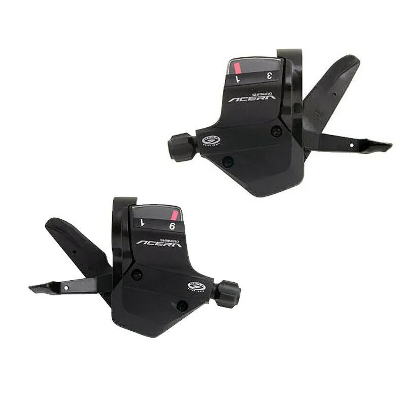 Shimano Acera SL-M390 3 x 9 Speed Shifter Set - Including Gear Cables