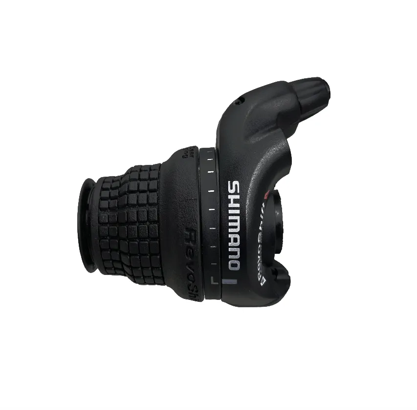 Shimano RS31 Grip Shift Gear Shifter Set - 5 x 3 - Including Gear Wire - Silver