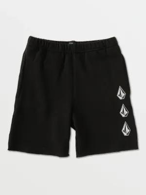 Short jogger noir Volcom pour garçon 2 à 7 ans