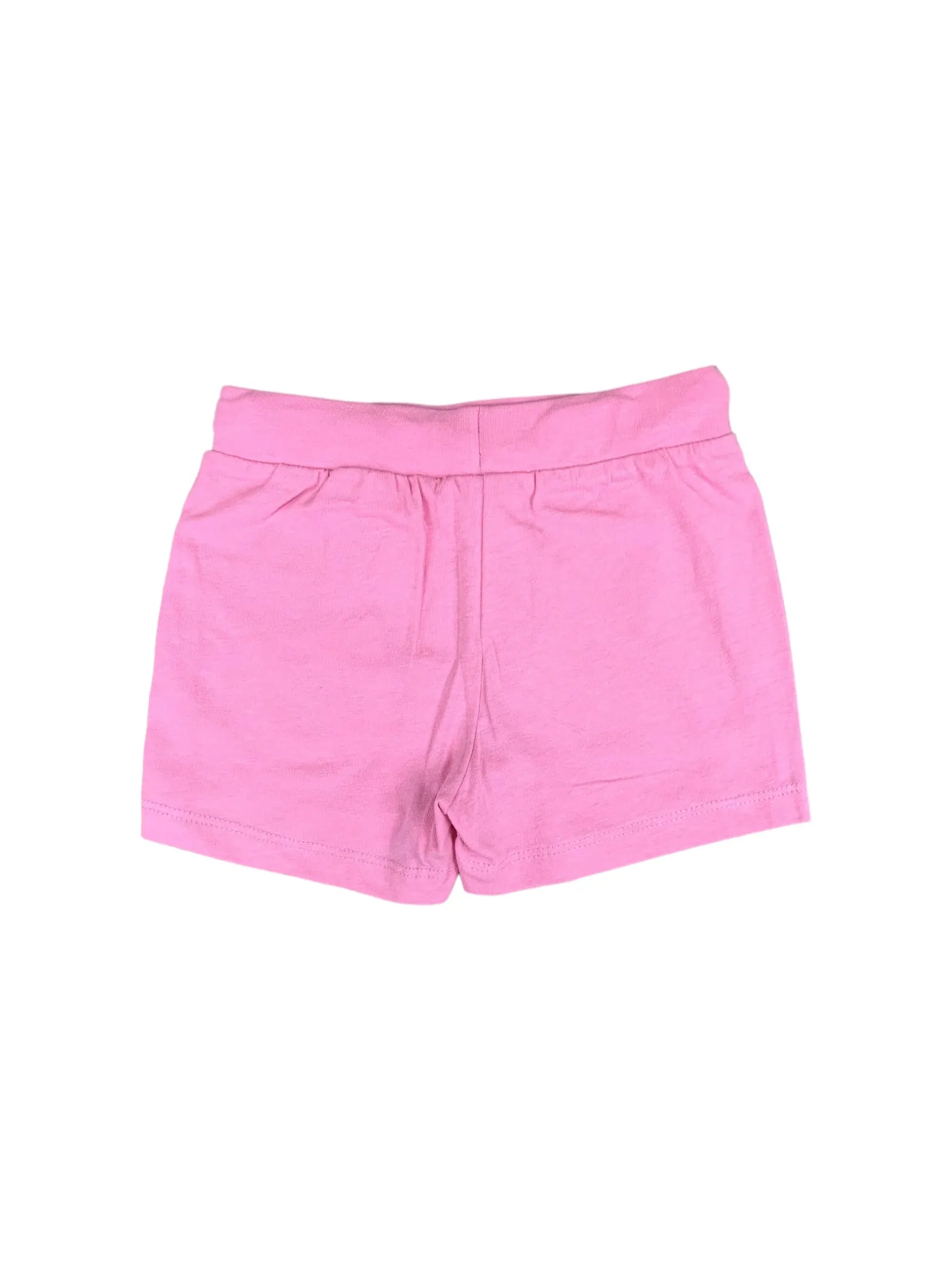 Short rose fleur DIDI pour fille 2 à 7 ans