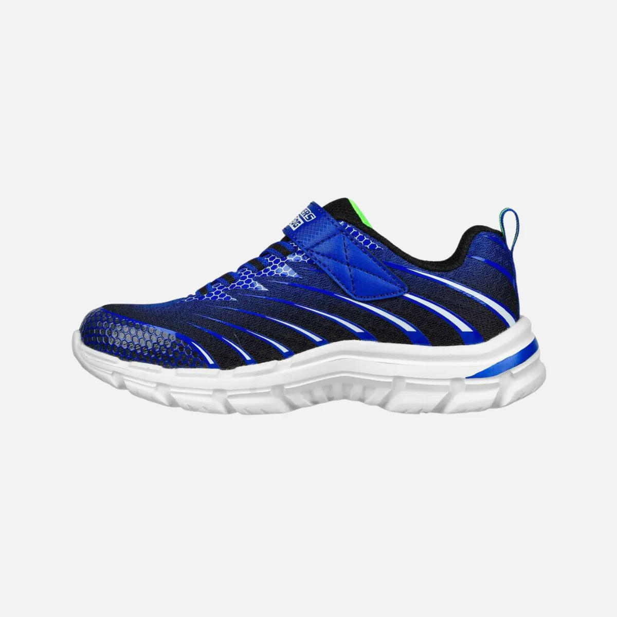 Skechers Nitrate-Zulvox Kids Shoes (5-12 Year) -Royal/Black