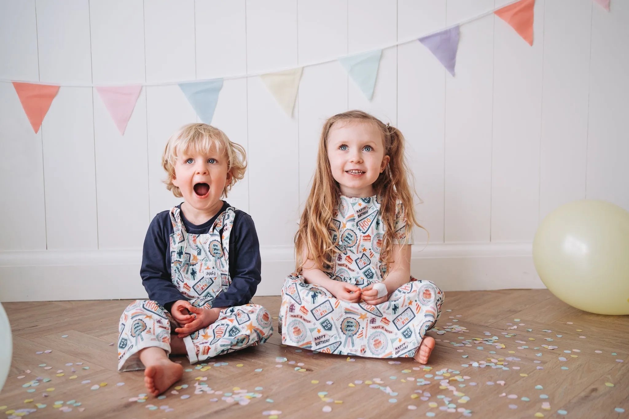 Slouch Dungarees - Birthday