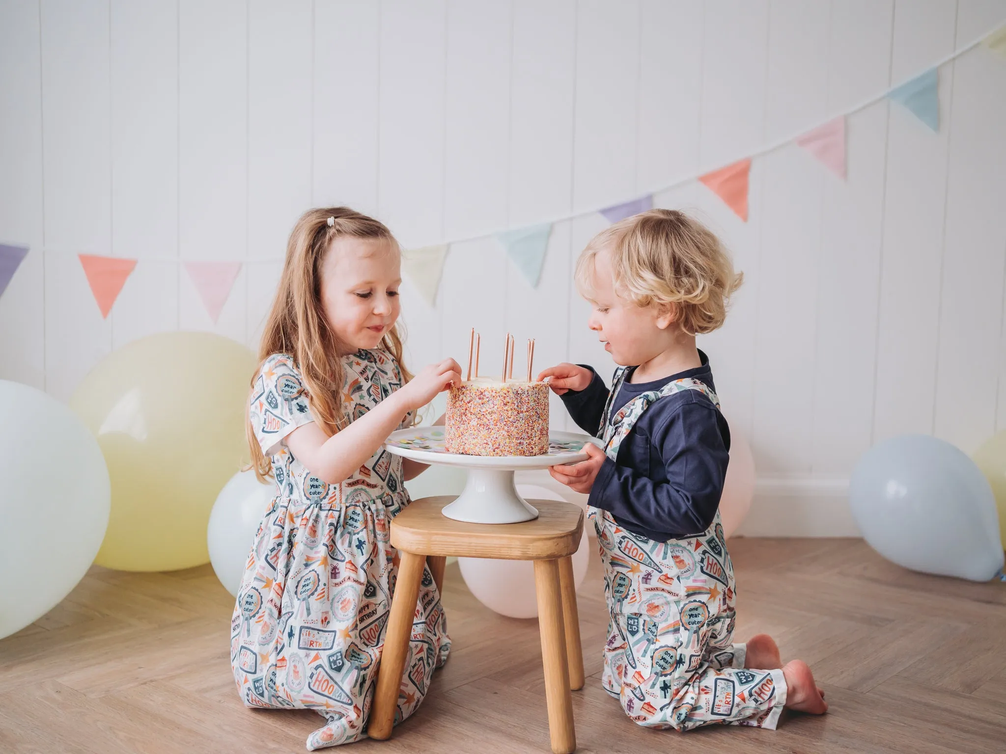 Slouch Dungarees - Birthday