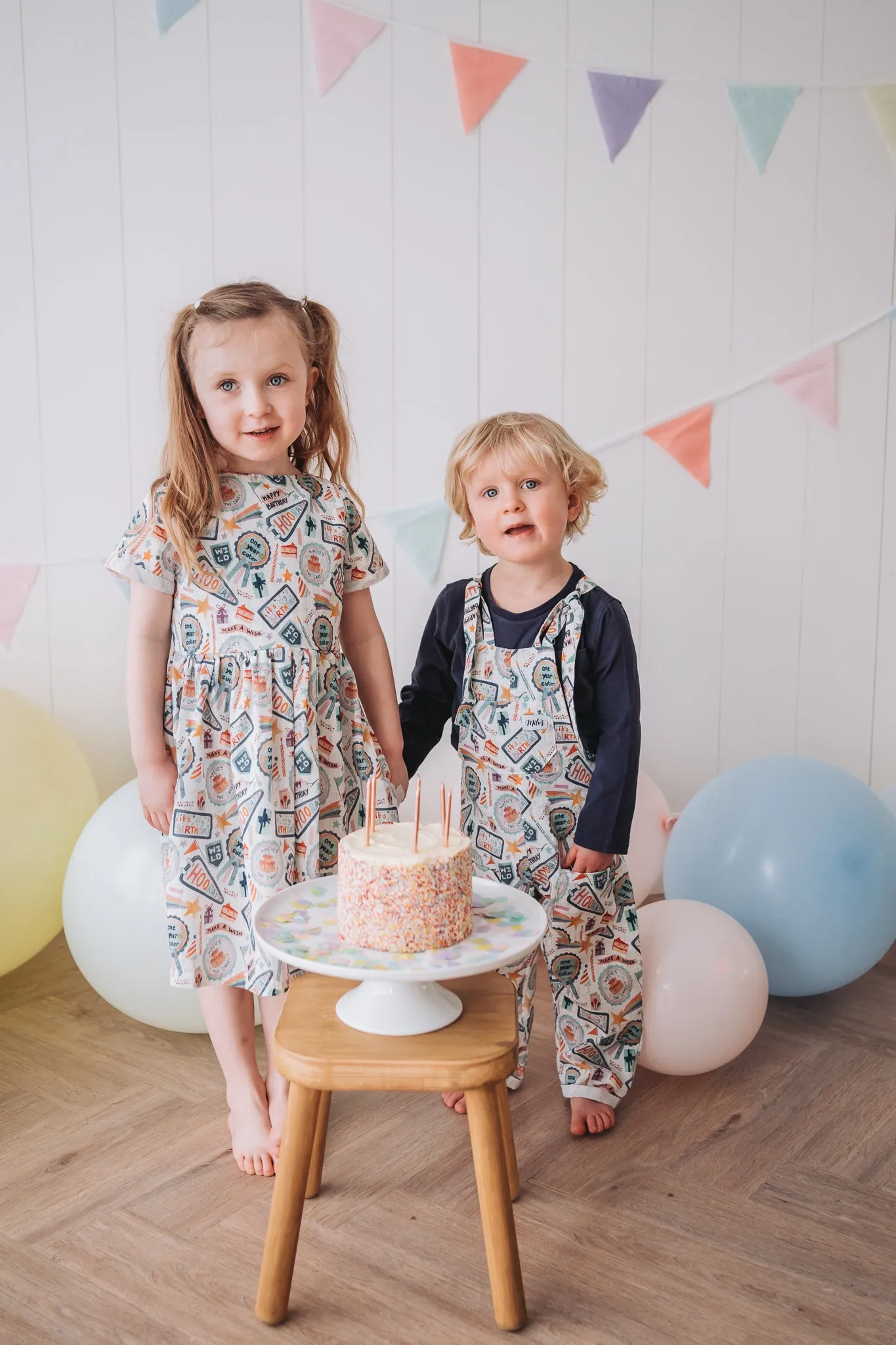 Slouch Dungarees - Birthday