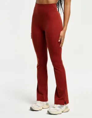 SmoothForm Flare Leggings - Brown