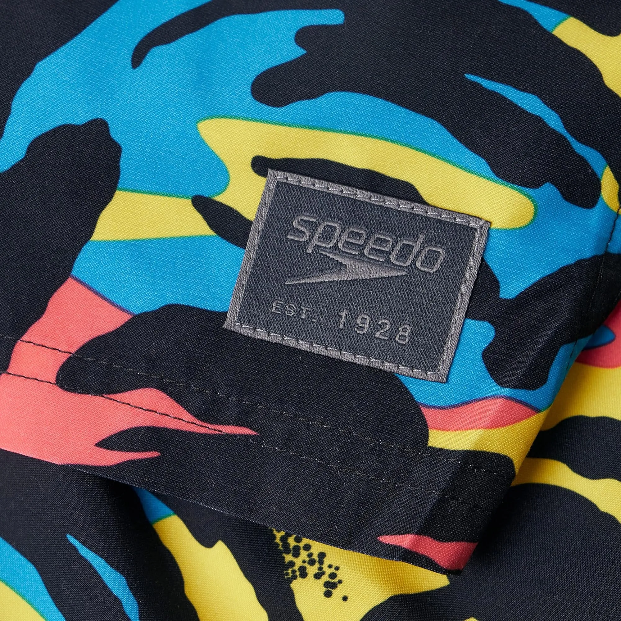 Speedo Printed Leisure 16 Inch Mens Swim Shorts - Black
