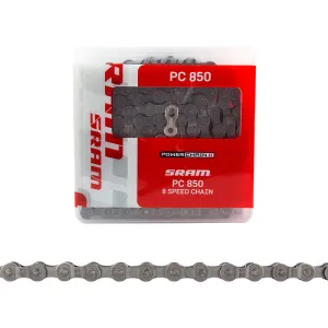 Sram PC850 7/8 Speeds Grey 114 Links Power Link