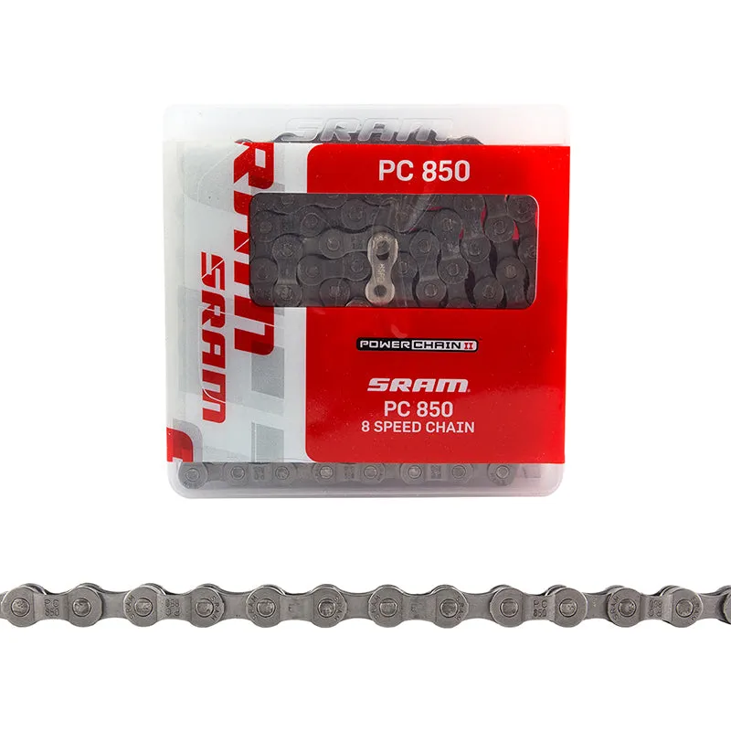 Sram PC850 7/8 Speeds Grey 114 Links Power Link