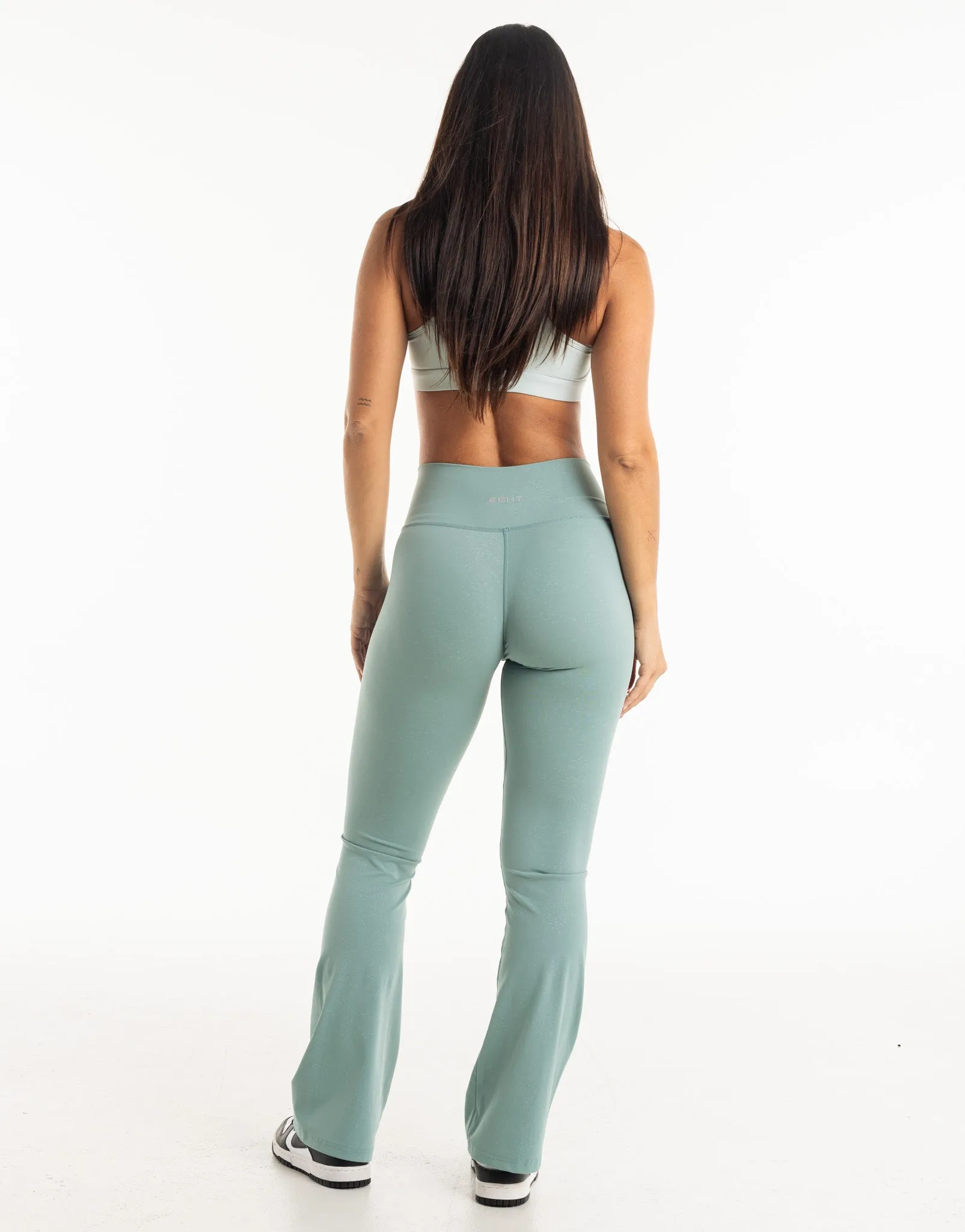 Storm Flare Leggings - Mineral Blue