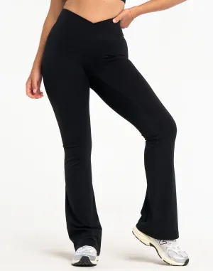 Storm Flare Leggings V2 - Black