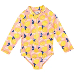 Summer Citrus |  1-pc Girls' UV Suimsuit