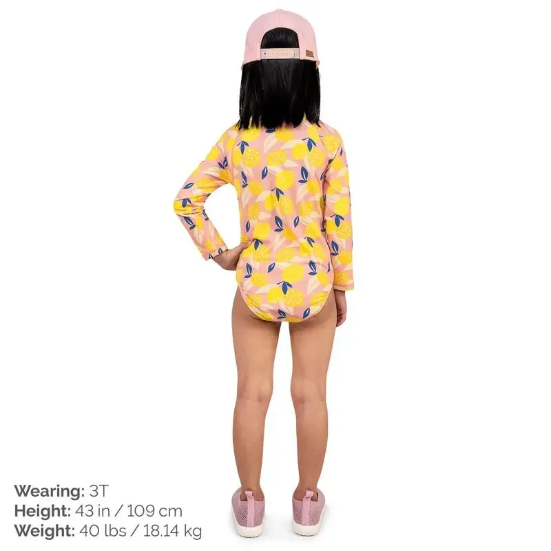 Summer Citrus |  1-pc Girls' UV Suimsuit
