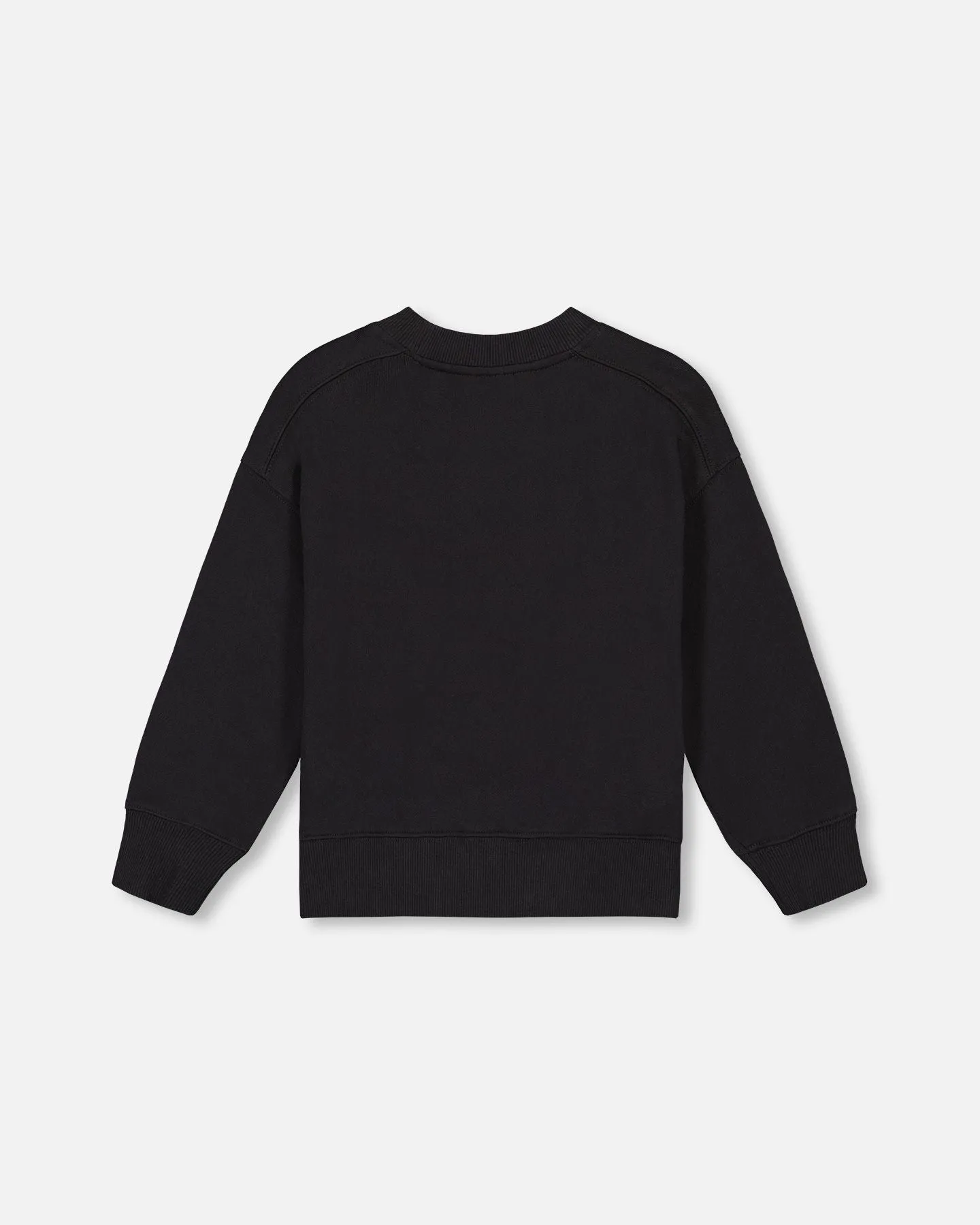 Sweat en molletion noir dino F20U33