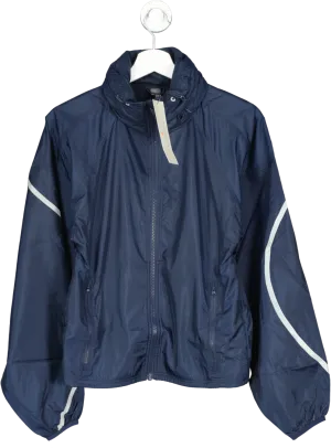 Sweaty Betty Navy Blue Pack Away Waterproof Jacket With Soft Jersey Lining Bnwt UK XXS