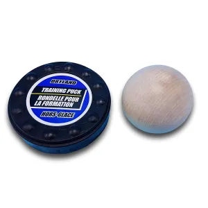Swedish Wood Stickhandling Ball and Off-Ice Training Puck Combo