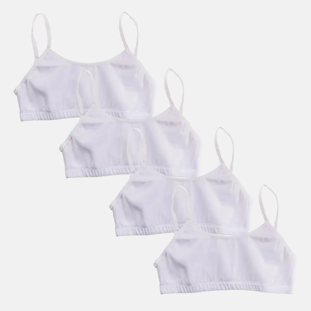 Training Bra | Puberty Training Bra | Beginner Training Bra | Non Wired | Pack Of 4