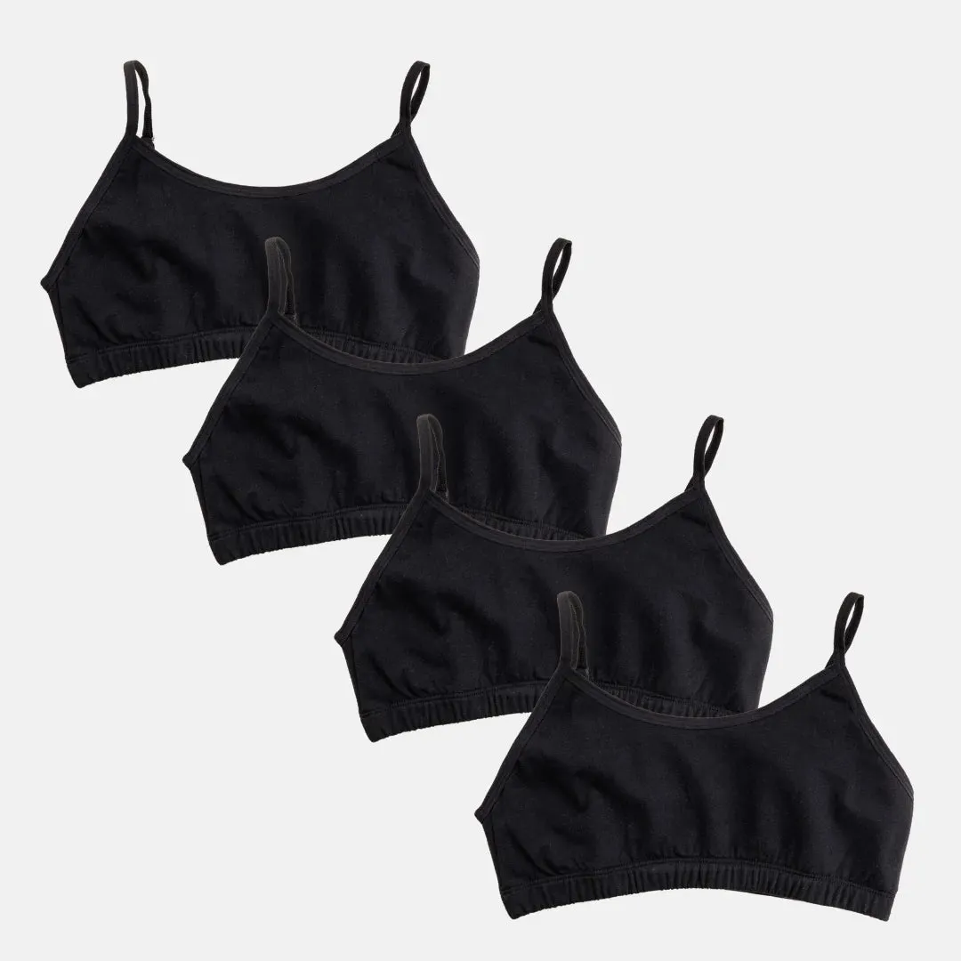 Training Bra | Puberty Training Bra | Beginner Training Bra | Non Wired | Pack Of 4