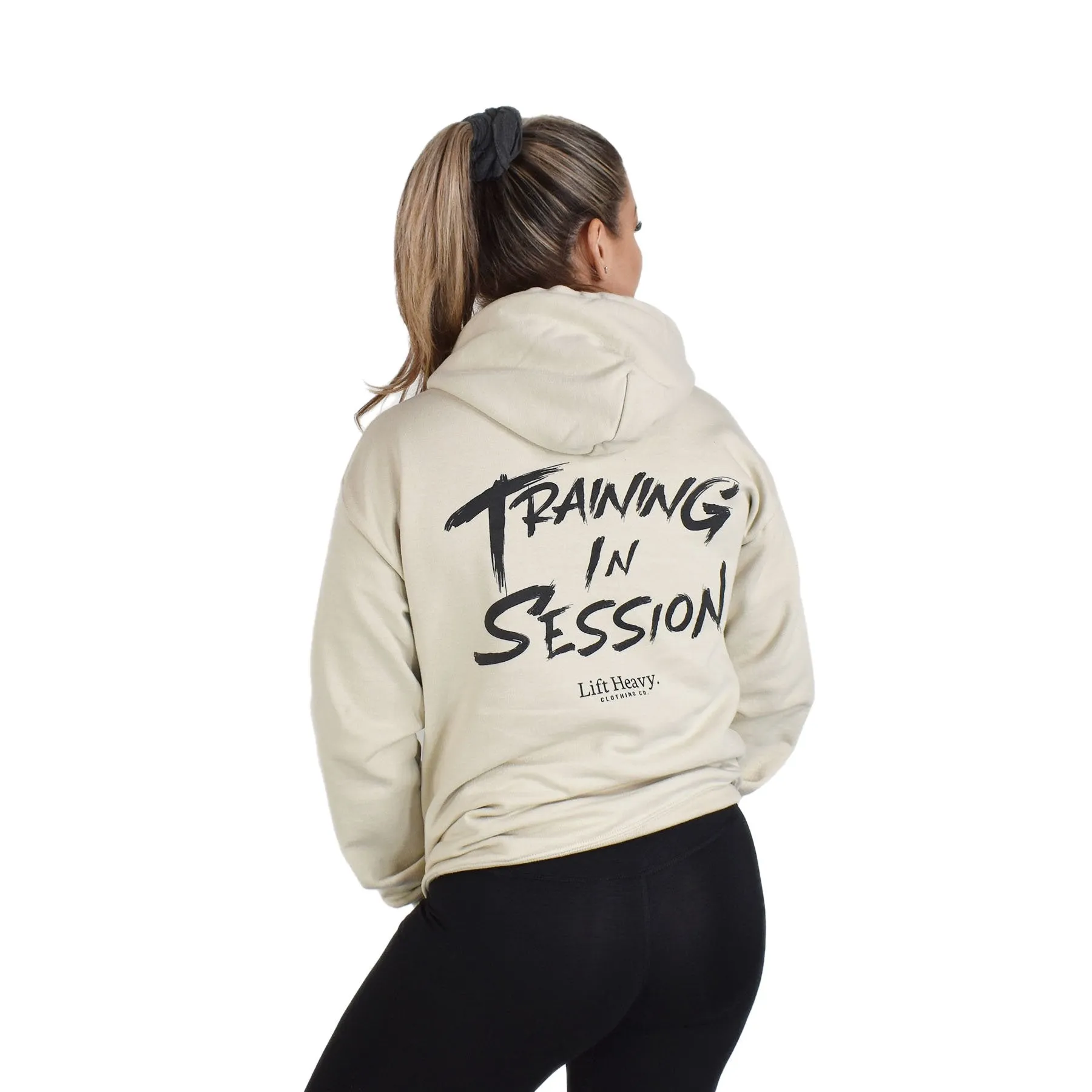 TRAINING IN SESSION HOODIE - TAN