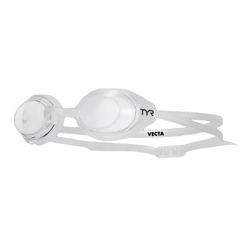 TYR Vecta Racing Adult Swimming Goggles | Clear