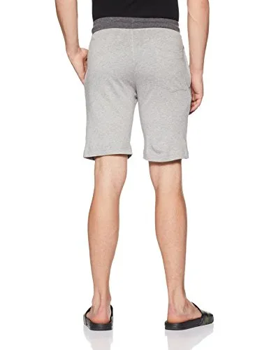 U.S. Polo Assn. Athleisure Men's Shorts (I635-003-CP_Grey Melange/Anthra Melange_XX-Large)