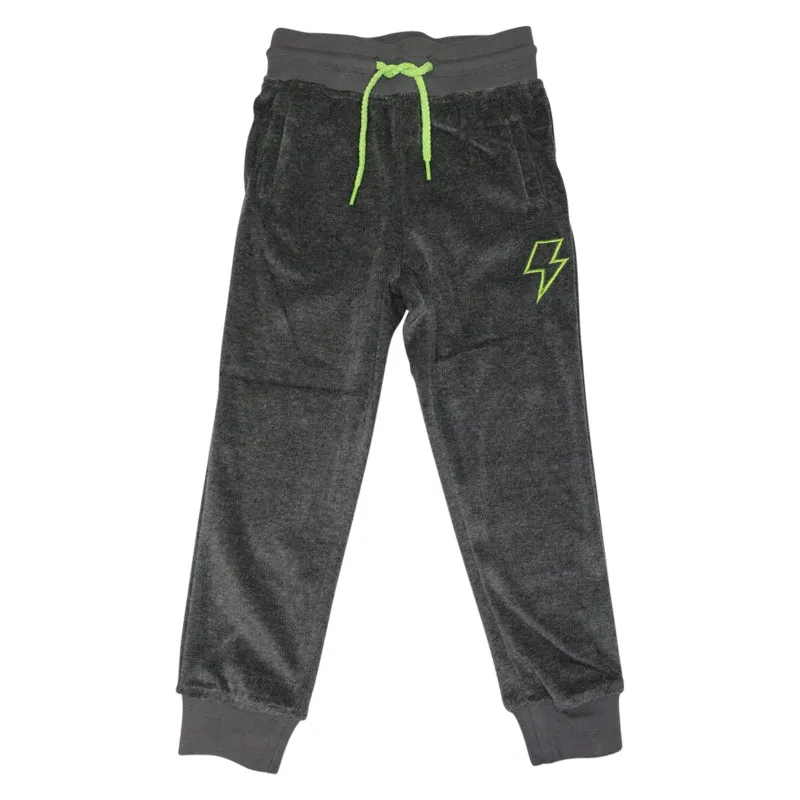 Velour Jogging Pant- Gray