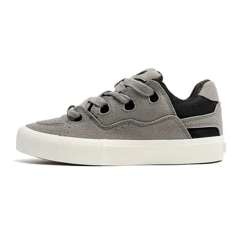 VougeVamp Women's Korean Fashion Canvas Sneakers – Trendy Platform Board Shoes for Casual Wear