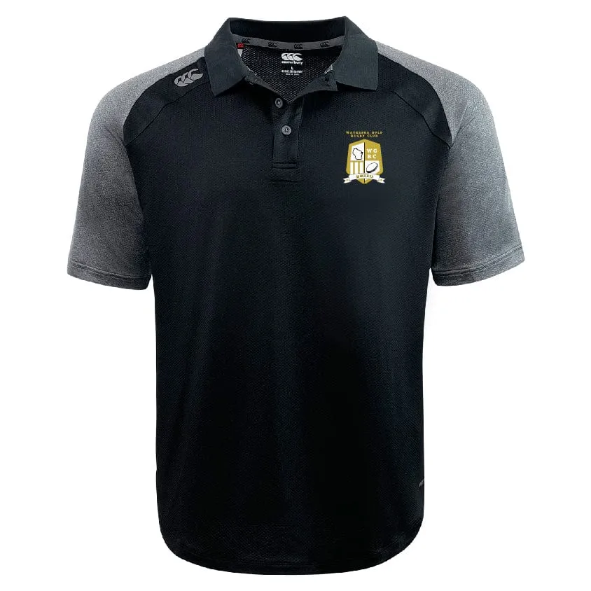 Waukesha Gold Rugby Elite Polo by Canterbury