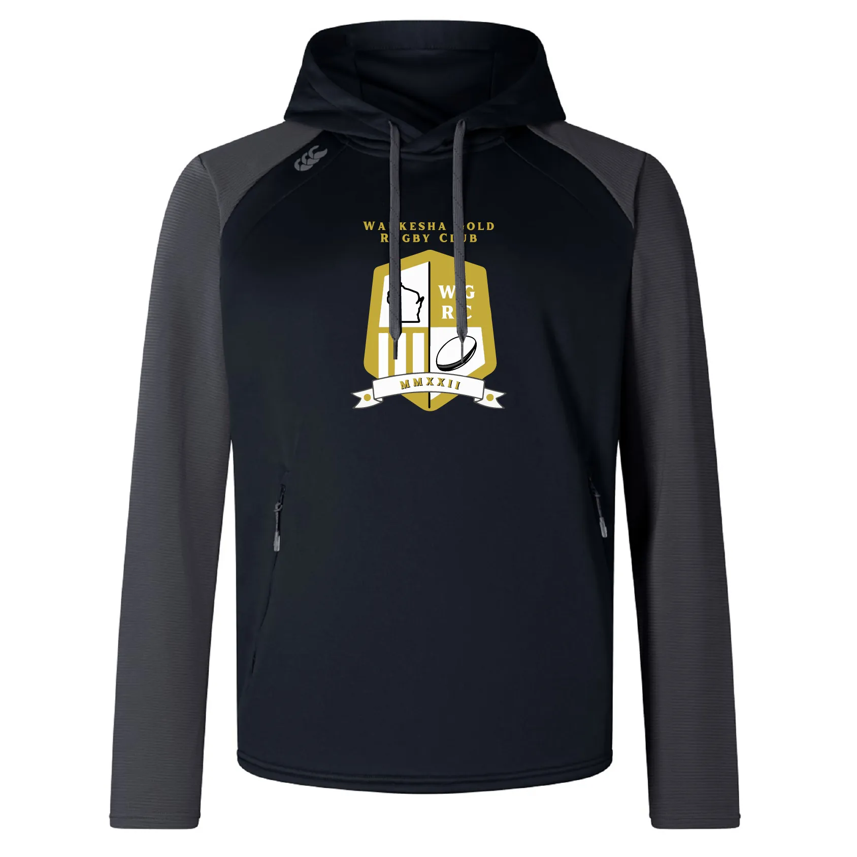 Waukesha Gold Rugby Elite Training Hoody by Canterbury