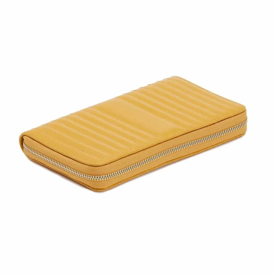 Wolf Maria Jewelry Portfolio Travel Case - Mustard