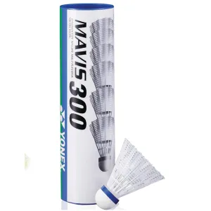 Yonex Mavis 300 Badminton Nylon Shuttles / Shuttlecocks White - Set of 6