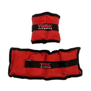 York Fitness 2 x Ankle Wrist & Weights