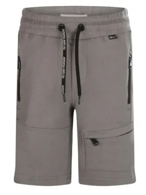 Youth boys jogging shorts Grey : Size 5-14